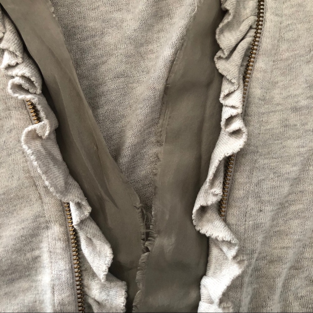 J. Crew Factory Ruffle Cardigan - Picture 2 of 3